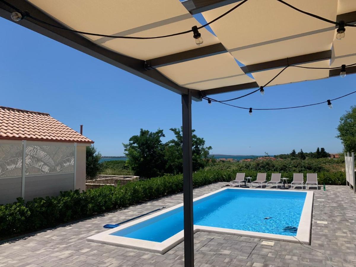 Villa Katarina - Grosser Pool Beheizt - Meerblick Vrsi Exterior photo